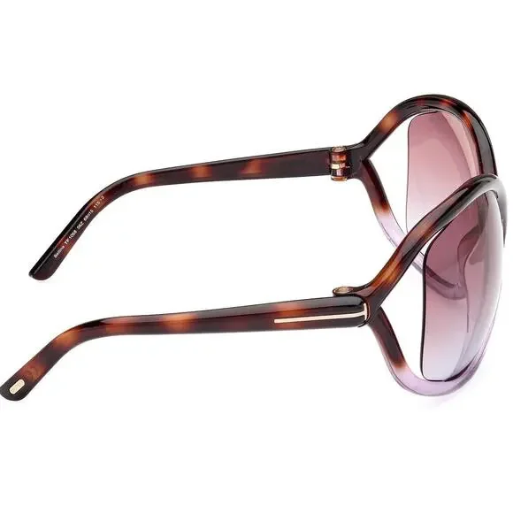 💎✨NEW WITH  TAG✨💎TOM FORD BETTINA Sunglasses Havana Violet Frame Gradien… - Picture 3 of 7